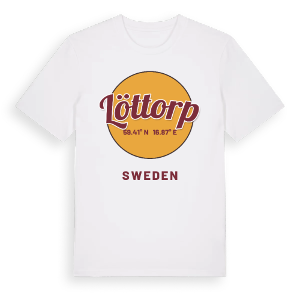 Löttorp cirkel t-shirt – ekologisk bomull t-shirt från Pinshirt