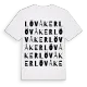 Lövåker ordlek t-shirt