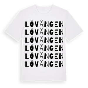 Lövängen ordlek t-shirt – ekologisk bomull t-shirt från Pinshirt