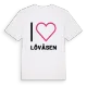 Jag älskar Lövåsen t-shirt stort tryck