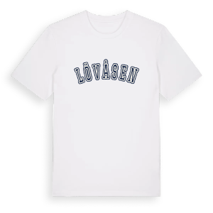 Lövåsen college t-shirt – ekologisk bomull t-shirt från Pinshirt