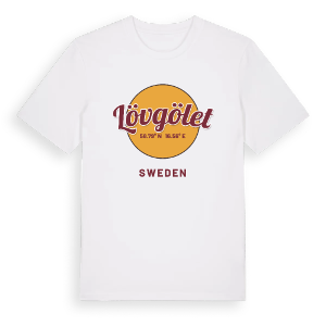 Lövgölet cirkel t-shirt – ekologisk bomull t-shirt från Pinshirt