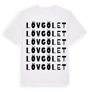 Lövgölet ordlek t-shirt – ekologisk bomull t-shirt från Pinshirt