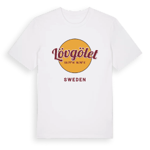 Lövgölet cirkel t-shirt – ekologisk bomull t-shirt från Pinshirt