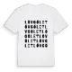 Lövgölet ordlek t-shirt