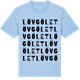 Blue Soul t-shirt med Lövgölet ordlek t-shirt