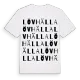 Lövhälla ordlek t-shirt