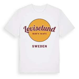 Loviselund cirkel t-shirt – ekologisk bomull t-shirt från Pinshirt