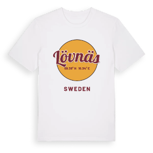 Lövnäs cirkel t-shirt – ekologisk bomull t-shirt från Pinshirt