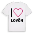 Jag älskar Lovön t-shirt stort tryck