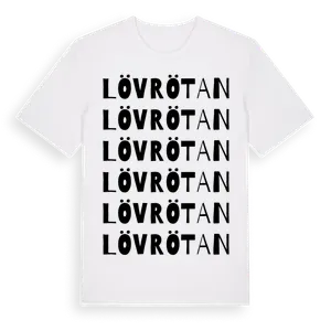 Lövrötan ordlek t-shirt – ekologisk bomull t-shirt från Pinshirt