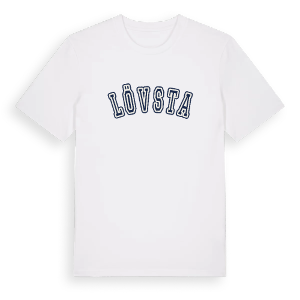 Lövsta college t-shirt – ekologisk bomull t-shirt från Pinshirt