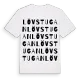Lövstugan ordlek t-shirt