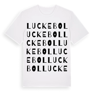 Luckebol ordlek t-shirt – ekologisk bomull t-shirt från Pinshirt