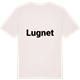 Vintage White t-shirt med Lugnet fetstil t-shirt
