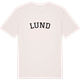 Vintage White t-shirt med Lund böjd t-shirt