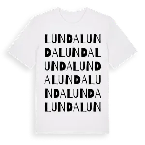 Lunda ordlek t-shirt – ekologisk bomull t-shirt från Pinshirt