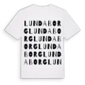 Lundaborg ordlek t-shirt