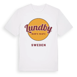 Lundby cirkel t-shirt – ekologisk bomull t-shirt från Pinshirt
