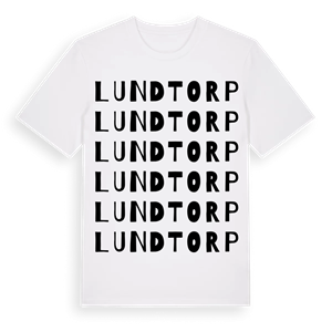 Lundtorp ordlek t-shirt – ekologisk bomull t-shirt från Pinshirt