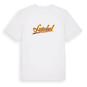 Lutebol baseball t-shirt – ekologisk bomull t-shirt från Pinshirt
