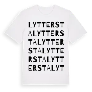 Lyttersta ordlek t-shirt – ekologisk bomull t-shirt från Pinshirt