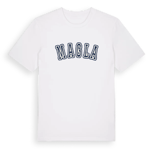 Magla college t-shirt – ekologisk bomull t-shirt från Pinshirt