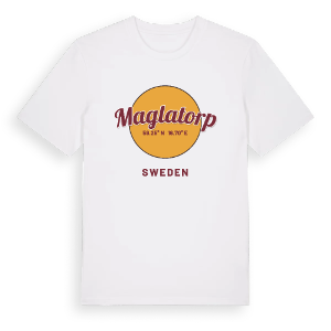 Maglatorp cirkel t-shirt – ekologisk bomull t-shirt från Pinshirt