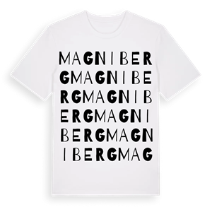 Magniberg ordlek t-shirt – ekologisk bomull t-shirt från Pinshirt