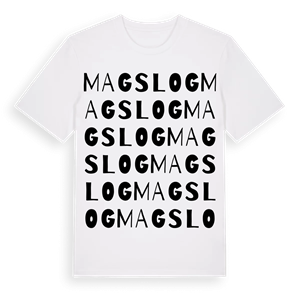 Magslog ordlek t-shirt – ekologisk bomull t-shirt från Pinshirt