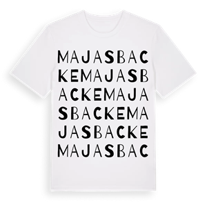 Majas backe ordlek t-shirt – ekologisk bomull t-shirt från Pinshirt