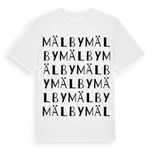Mälby ordlek t-shirt – ekologisk bomull t-shirt från Pinshirt