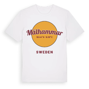 Mälhammar cirkel t-shirt – ekologisk bomull t-shirt från Pinshirt