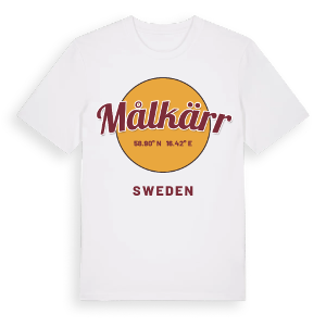 Målkärr cirkel t-shirt – ekologisk bomull t-shirt från Pinshirt