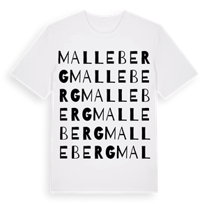 Malleberg ordlek t-shirt – ekologisk bomull t-shirt från Pinshirt