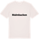 Vintage White t-shirt med Malmbacken fetstil t-shirt