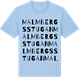 Blue Soul t-shirt med Malmbergsstugan ordlek t-shirt