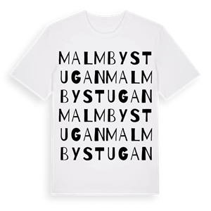 Malmbystugan ordlek t-shirt – ekologisk bomull t-shirt från Pinshirt