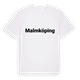 White t-shirt med Malmköping fetstil t-shirt