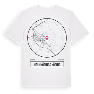 Malmköpings köping t-shirt – ekologisk bomull t-shirt från Pinshirt