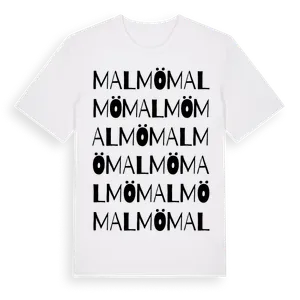 Malmö ordlek t-shirt – ekologisk bomull t-shirt från Pinshirt
