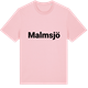 Pink Cotton t-shirt med Malmsjö fetstil t-shirt