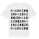 Malnbergen ordlek t-shirt