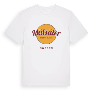 Mälsäter cirkel t-shirt – ekologisk bomull t-shirt från Pinshirt