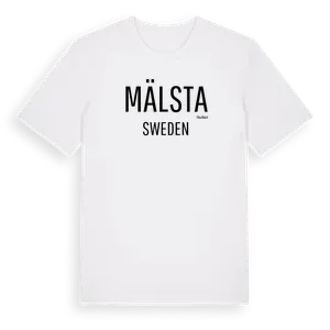 Mälsta i Sverige t-shirt – ekologisk bomull t-shirt från Pinshirt