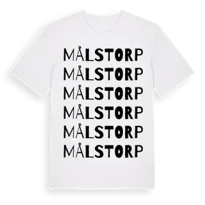 Målstorp ordlek t-shirt – ekologisk bomull t-shirt från Pinshirt