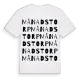 Månadstorp ordlek t-shirt