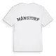 Månstorp böjd t-shirt