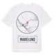 White t-shirt med Marielund t-shirt
