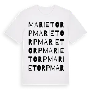 Marietorp ordlek t-shirt – ekologisk bomull t-shirt från Pinshirt
